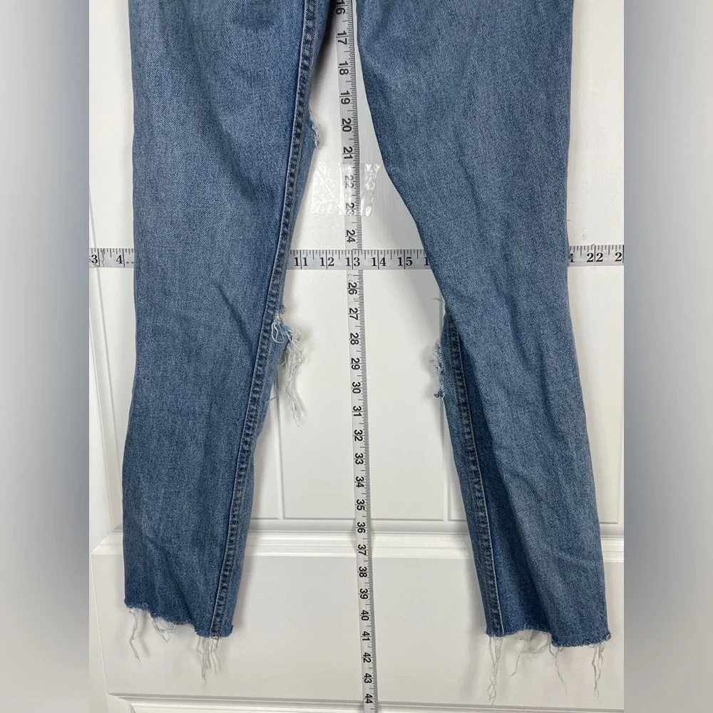 GRLFRND Karolina Distressed High-Rise Skinny Jean in A Little More Love - Picture 9 of 15